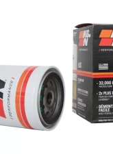 K&N Oil Filter HP-3001 for Multiple Models, High Flow Premium Media, Spin-On Design                                     - HP-3001 - Image 2