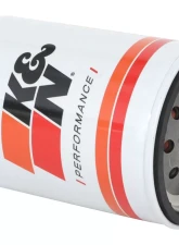 K&N Oil Filter HP-3003 for GMC, Chevrolet, Hummer - High Flow Premium Media, Spin-On Design                                     - HP-3003 - Image 3