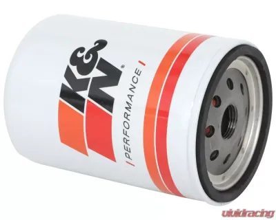 K&N Oil Filter HP-3003 for GMC, Chevrolet, Hummer - High Flow Premium Media, Spin-On Design - HP-3003