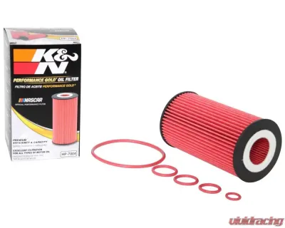 K&N Oil Filter HP-7004 for Chrysler, Dodge, Freightliner, and Mercedes-Benz Vehicles - HP-7004