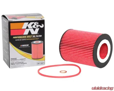 K&N Oil Filter HP-7007 for BMW 325i, 328i, 530i, X5, Land Rover LR2, Volvo S80 2009 - HP-7007