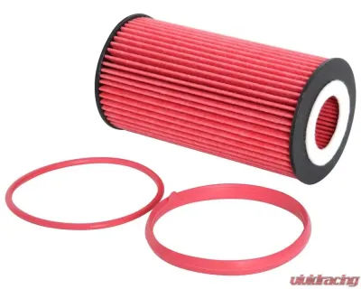 K&N Oil Filter HP-7010 for Audi, Volkswagen, and Volvo - Cartridge Style, High Flow Media - HP-7010