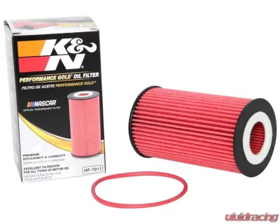 K&N Oil Filter HP-7011 for Porsche 911, Boxster, Cayman, Cayenne, Carrera GT, 1997-2015 - HP-7011