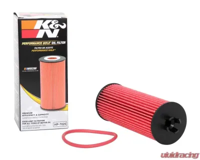 K&N Oil Filter HP-7025 Cartridge 125mm x 52mm for Chrysler, Dodge, Jeep 2011-2013 - HP-7025