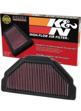 K&N Replacement Air Filter for Kawasaki ZX600 Ninja ZX-6R 1998-2002, ZZR 600 2005-2008                                     - KA-6098 - Image 4