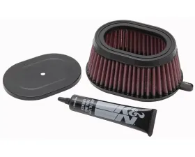 K&N Replacement Air Filter KA-6589 for Kawasaki KLR650, KL650B, KLX650 - Oval Cotton Gauze