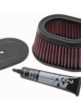 K&N Replacement Air Filter KA-6589 for Kawasaki KLR650, KL650B, KLX650 - Oval Cotton Gauze                                     - KA-6589 - Image 2