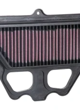 K&N Replacement Air Filter for Kawasaki ZR900 Z900 2017-2018, High-Flow Cotton Gauze                                     - KA-9017 - Image 3