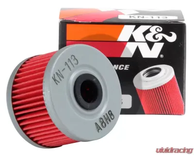 K&N Oil Filter KN-113 for Honda UTV Talon 1000X-4 2020, High Flow Cartridge Design - KN-113