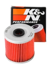 K&N Oil Filter KN-123 for Kawasaki KL250, KLR250, KLR650, KLF300, KLT200, KZ250                                     - KN-123 - Image 3