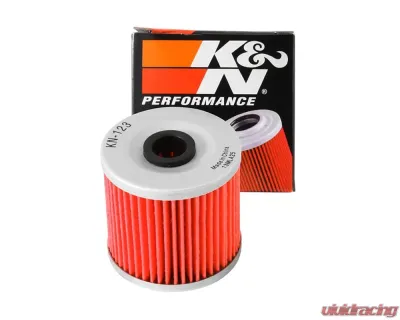 K&N Oil Filter KN-123 for Kawasaki KL250, KLR250, KLR650, KLF300, KLT200, KZ250 - KN-123