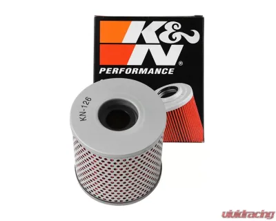 K&N Oil Filter KN-126 for Kawasaki KZ750, KZ1000, KZ1300, 1976-1988, Cartridge Style - KN-126