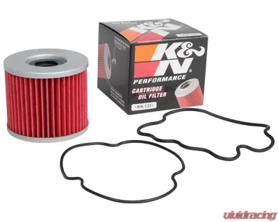 K&N Oil Filter KN-133 for Suzuki GS Series 1977-2009 - High Flow Cartridge Design - KN-133