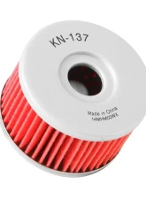 K&N Oil Filter Cartridge for Suzuki DR500, DR650, LS650, S40 Boulevard, SP500, SP600                                     - KN-137 - Image 3