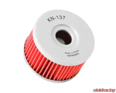 K&N Oil Filter Cartridge for Suzuki DR500, DR650, LS650, S40 Boulevard, SP500, SP600 - KN-137