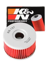K&N Oil Filter Cartridge for Suzuki DR500, DR650, LS650, S40 Boulevard, SP500, SP600                                     - KN-137 - Image 3