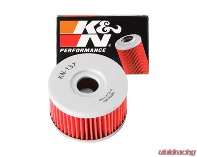 K&N Oil Filter Cartridge for Suzuki DR500, DR650, LS650, S40 Boulevard, SP500, SP600 - KN-137