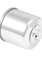 K&N Oil Filter KN-138C for Aprilia, Suzuki, Arctic Cat - Chrome Spin-On, 17mm Nut                                     - KN-138C - Image 3
