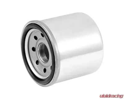K&N Oil Filter KN-138C for Aprilia, Suzuki, Arctic Cat - Chrome Spin-On, 17mm Nut - KN-138C