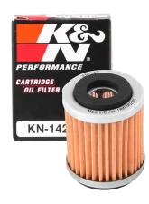 K&N Oil Filter KN-142 for Yamaha YFM350ER, YFM350X, YZ400F, WR426F - Cartridge Style                                     - KN-142 - Image 3