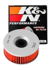 K&N Oil Filter for Yamaha XS750, XS1100, XS850, XVZ1200D, VMX1200 - Cartridge Style                                     - KN-146 - Image 3