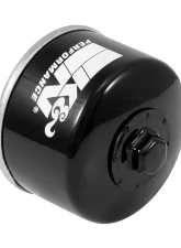 K&N Oil Filter KN-147 for KYMCO & Yamaha Powersports Vehicles, 17mm Nut, High Flow Media                                     - KN-147 - Image 3