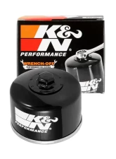 K&N Oil Filter KN-147 for KYMCO & Yamaha Powersports Vehicles, 17mm Nut, High Flow Media                                     - KN-147 - Image 3