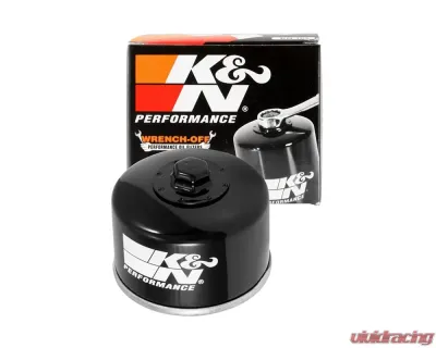 K&N Oil Filter KN-147 for KYMCO & Yamaha Powersports Vehicles, 17mm Nut, High Flow Media - KN-147