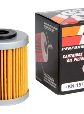 K&N Oil Filter KN-157 for KTM 250-690 Models 2000-2011, Cartridge Style, High Flow Media                                     - KN-157 - Image 3