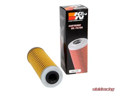 K&N Oil Filter KN-159 for Ducati Panigale 2012-2022, High Flow Cartridge Design - KN-159