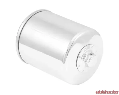 K&N Oil Filter KN-170C for Harley Davidson FLHR, FLHTCU, XL1200, FXR, FXST, 1981-2019, Chrome Spin-On - KN-170C