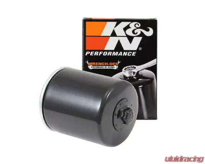 K&N Oil Filter KN-171B for Harley Davidson & Buell, High Flow Synthetic-Bend Media - KN-171B