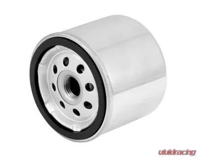 K&N Oil Filter KN-172C for Harley Davidson XLS, FLH, FXE, FXWG, XLX - Chrome Spin-On - KN-172C