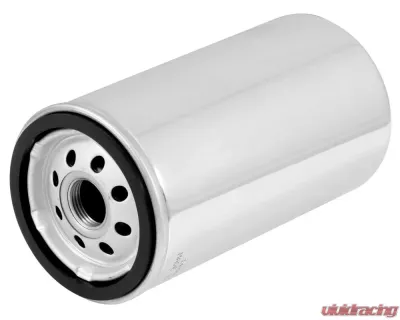K&N Oil Filter for Harley Davidson Dyna & FXB Sturgis, Chrome, Spin-On, 17mm Nut - KN-173C