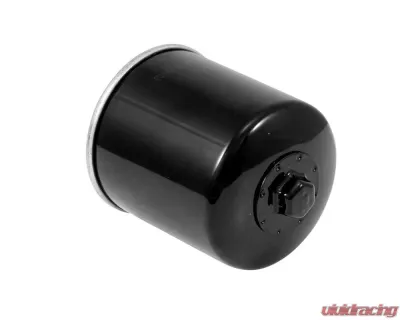 K&N Oil Filter KN-174B for Harley Davidson V-Rod 2002-2017, Spin-On, 17mm Nut, Black - KN-174B