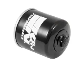 K&N Oil Filter KN-303 for Honda, Kawasaki, Yamaha Powersports Vehicles, 17mm Nut