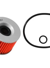 K&N Oil Filter KN-401 for Honda, Kawasaki, Yamaha - Cartridge Style, High Flow Media                                     - KN-401 - Image 3