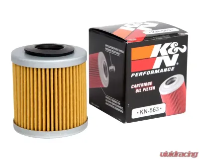 K&N Oil Filter KN-563 for Aprilia RXV/SXV 2006-2012, Husqvarna TC/TE 2008-2011 - KN-563