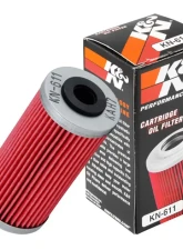 K&N Oil Filter KN-611 for BMW G450X 2009-2010, Husqvarna 2011-2013 Models, Cartridge Style                                     - KN-611 - Image 5