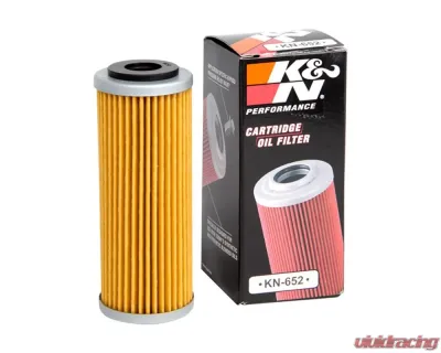 K&N Oil Filter KN-652 for Gas Gas, Husqvarna, KTM Powersports - Cartridge Style - KN-652