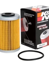K&N Oil Filter KN-655 for Husaberg, Husqvarna, KTM - Cartridge, High Flow Media, 69mm                                     - KN-655 - Image 3