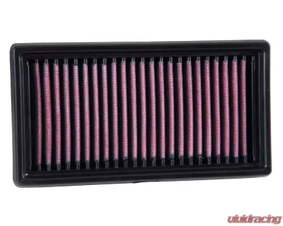 K&N Replacement Air Filter for KTM 690 Duke 2013-2018, High-Flow Cotton Gauze Panel Filter - KT-6912