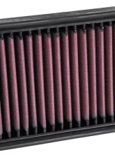 K&N Replacement Air Filter for Moto Guzzi California 1400, Audace, Eldorado, V85 TT - Washable Cotton Panel Filter                                     - MG-1315 - Image 2