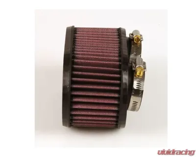 K&N Universal Clamp-On Air Filter R-0990, Oval Cotton Gauze, 6.125 x 3.875 in, Dual Flange - R-0990