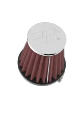 K&N Universal Clamp-On Air Filter RC-1060, 3 in Red Cotton Gauze, Round Tapered Design                                     - RC-1060 - Image 4