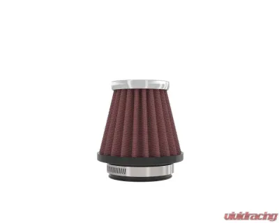 K&N Universal Clamp-On Air Filter Red Cotton Gauze for Suzuki GT380/GT550 1974-1977 - RC-1070