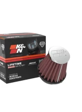 K&N Universal Clamp-On Air Filter Red Cotton Gauze for Suzuki GT380/GT550 1974-1977                                     - RC-1070 - Image 4