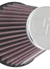 K&N Universal Clamp-On Air Filter, 3.5 in Diameter, Red Cotton Gauze, Round Tapered                                     - RC-1920 - Image 4