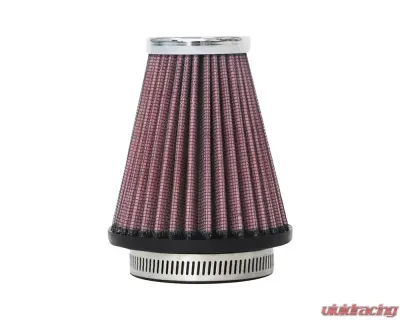 K&N Universal Clamp-On Air Filter, 3.5 in Diameter, Red Cotton Gauze, Round Tapered - RC-1920