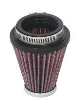 K&N Universal Clamp-On Air Filter, 3.5 in Diameter, Red Cotton Gauze, Round Tapered                                     - RC-1920 - Image 3